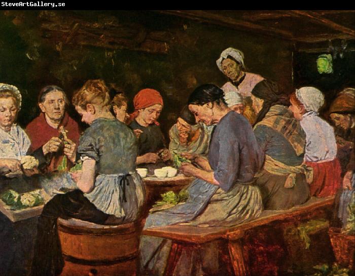 Max Liebermann Women in a canning factory
